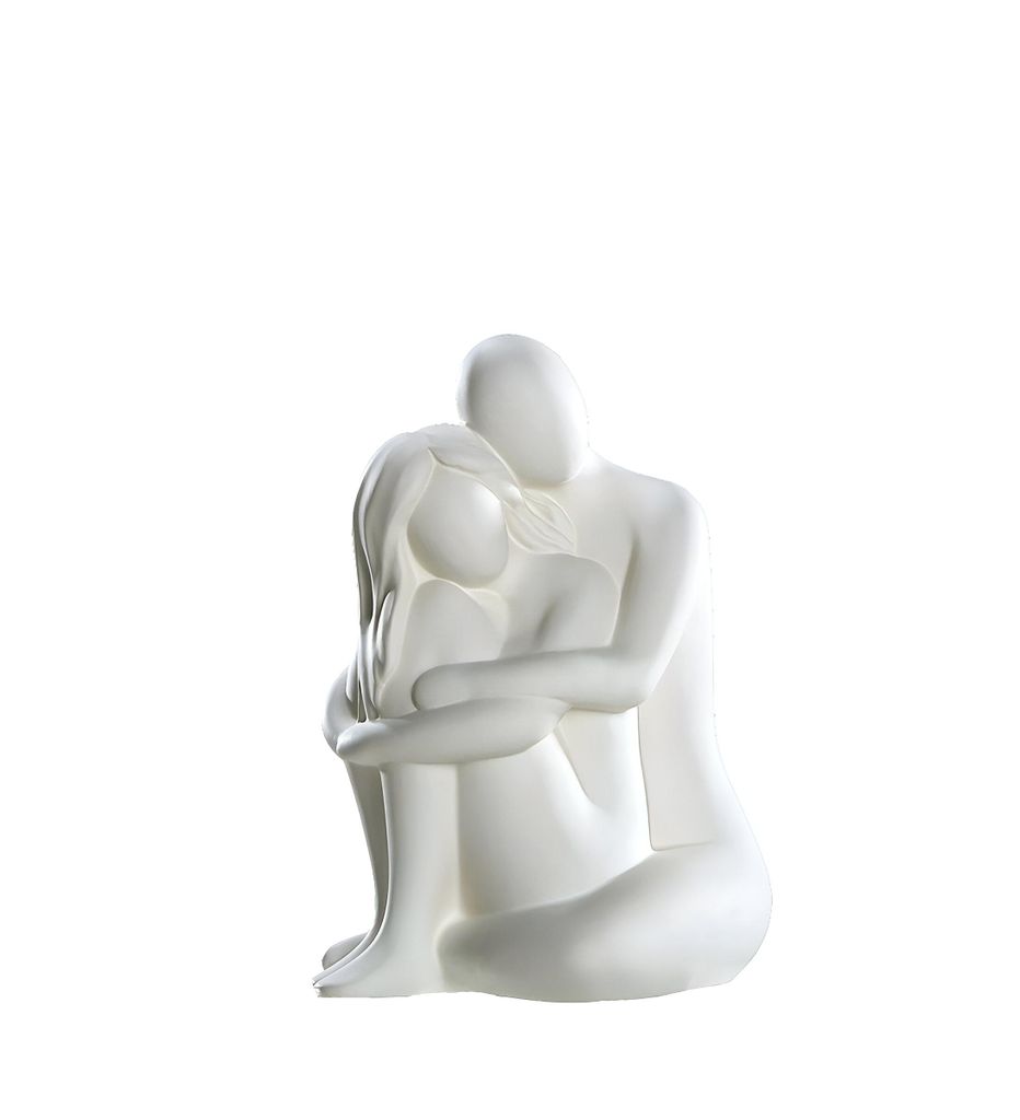 Dekofigur Indoor - Gilde Francis Paar Kuschelrunde - Skulptur Statue Dekoration Wohnen