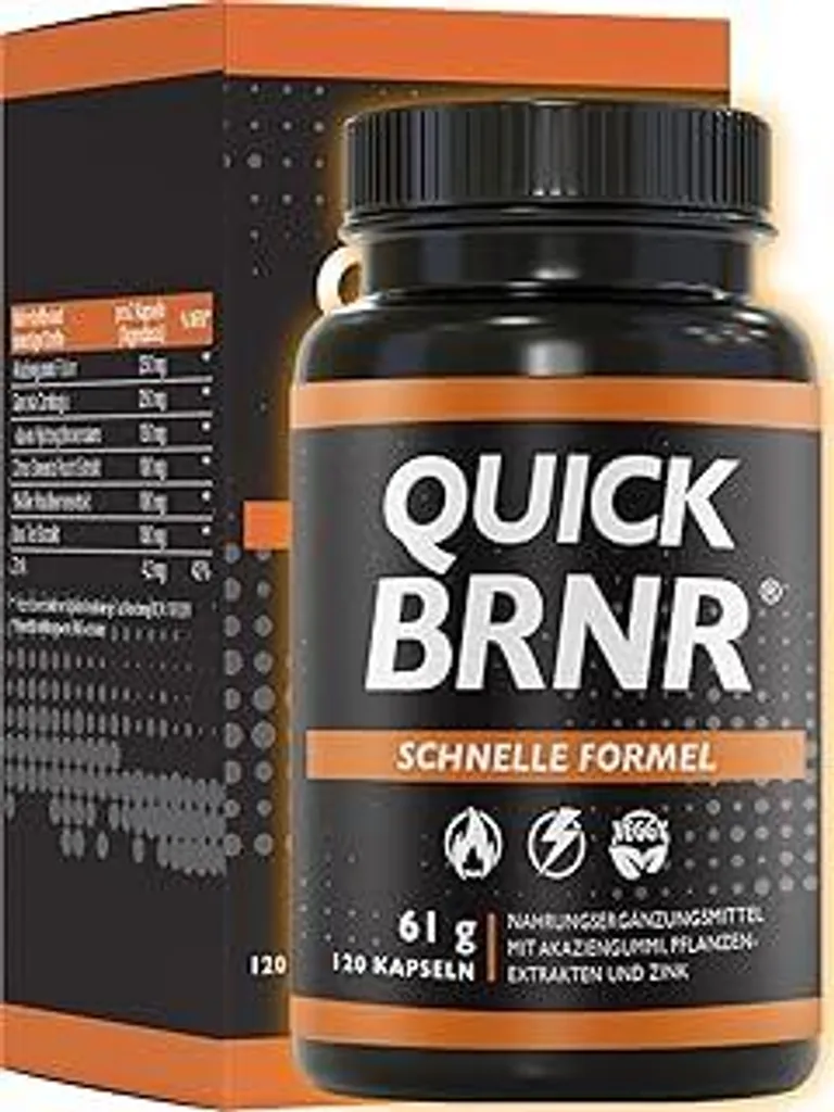 OFFERTA BRNR QUICK 6in1: 120 Capsule Garcinia e Zinco - Prezzo Shock