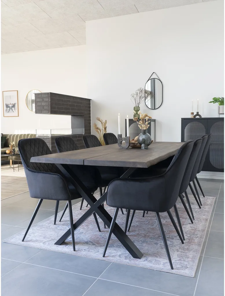 Specchio da Parete TRAPANI Nero - Arredo Moderno e Minimalista - 3