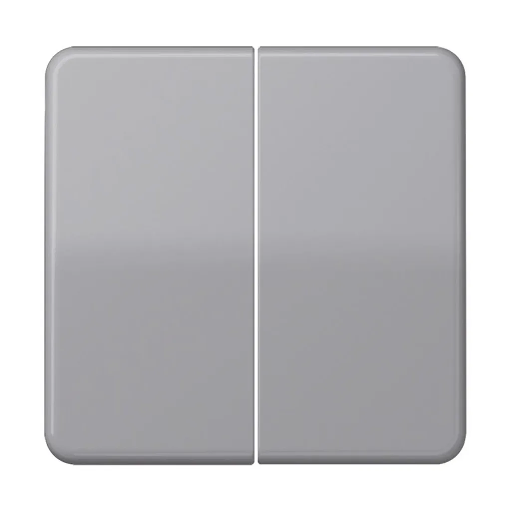 Pilotage bus simplifié avec le commutateur JUNG CD500 gris brillant 2t