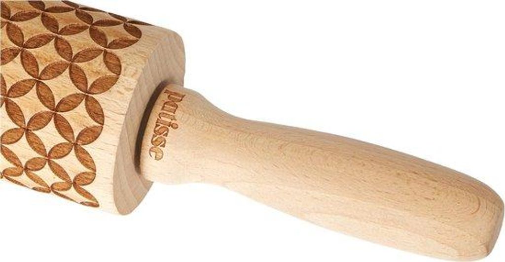 Dekorativer Teigroller Holzmuster 59x39cm