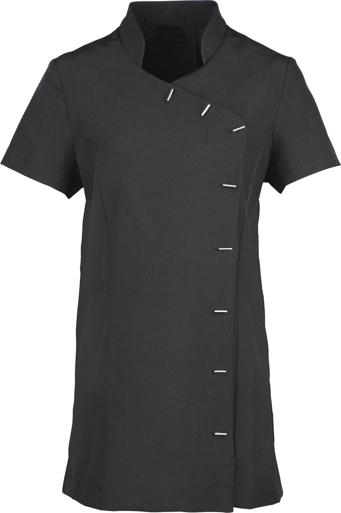 Premier Orchid Damen Arbeitstunika / Arbeitskittel (2 Stück/Packung) RW7006 (EU 36) (Schwarz)