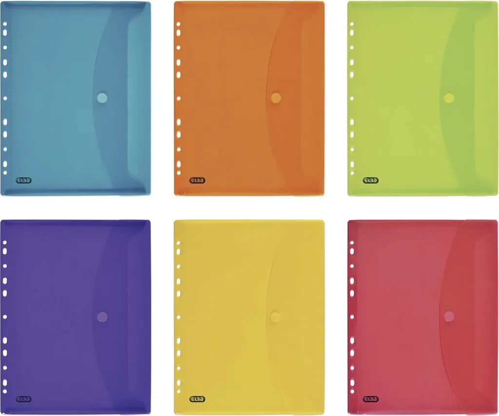 Classificatore Elba A4 6 Posizioni - PP Assortito per Appunti