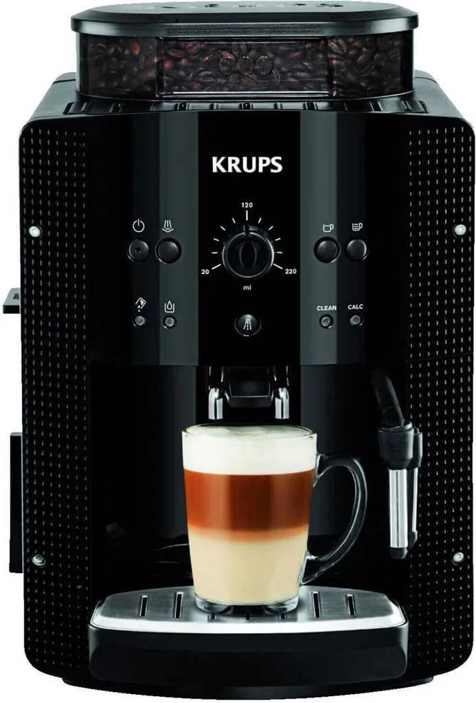 Machine expresso Krups EA8108 avec broyeur à grains acier intégré