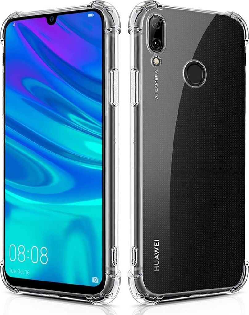 Hülle für Huawei P Smart 2019 Schutzhülle Anti Shock Handy Case Transparent