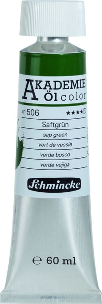 Schmincke 60ml AKADEMIE Öl color Saftgruen Öl 41 506 011