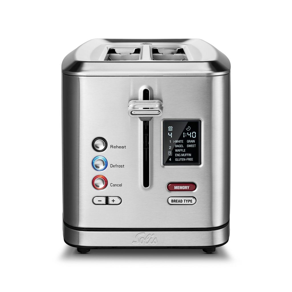 Solis Zwei-Schlitz Toaster, Brötchenaufsatz, Produktbild 