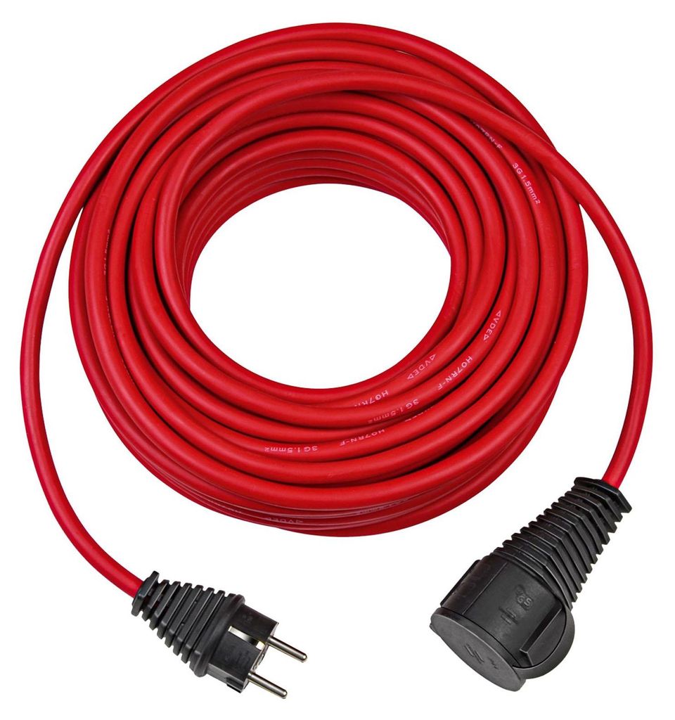 Brennenstuhl Baustellen-Verlängerungskabel IP44 25m rot Produktbild 