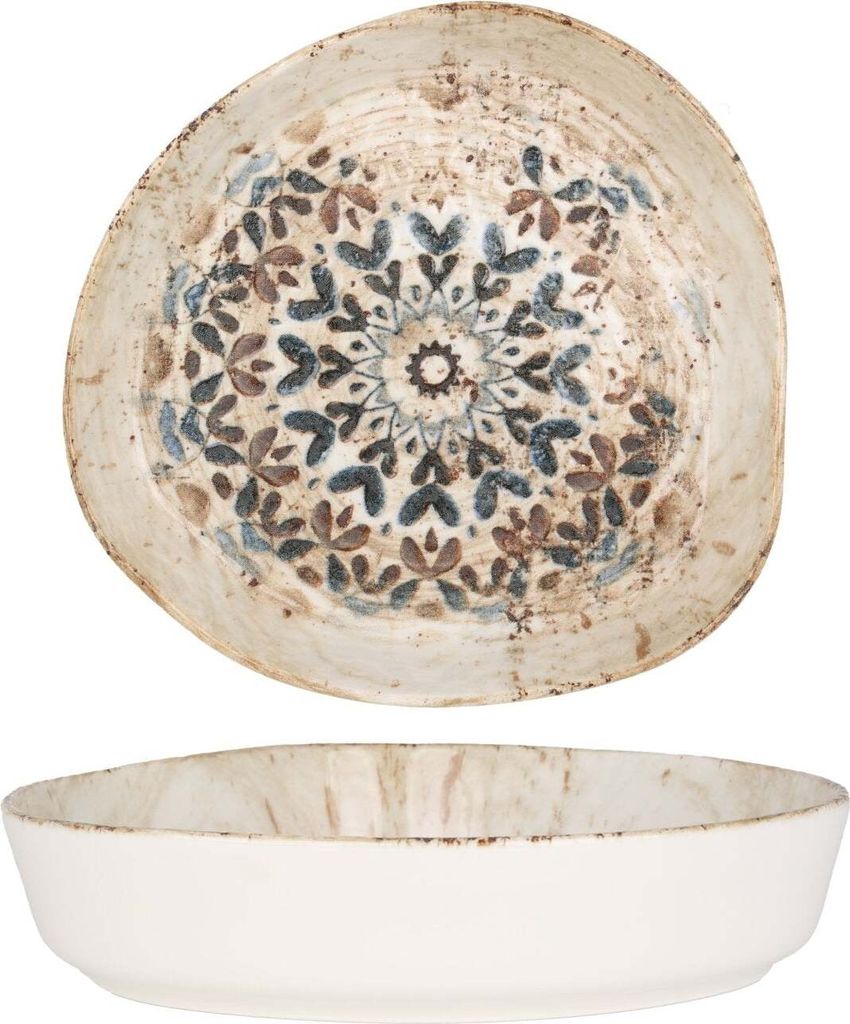 Rinart Assiette creuse - Aztec - Porcelaine - 21 cm (900cc) Image du produit 