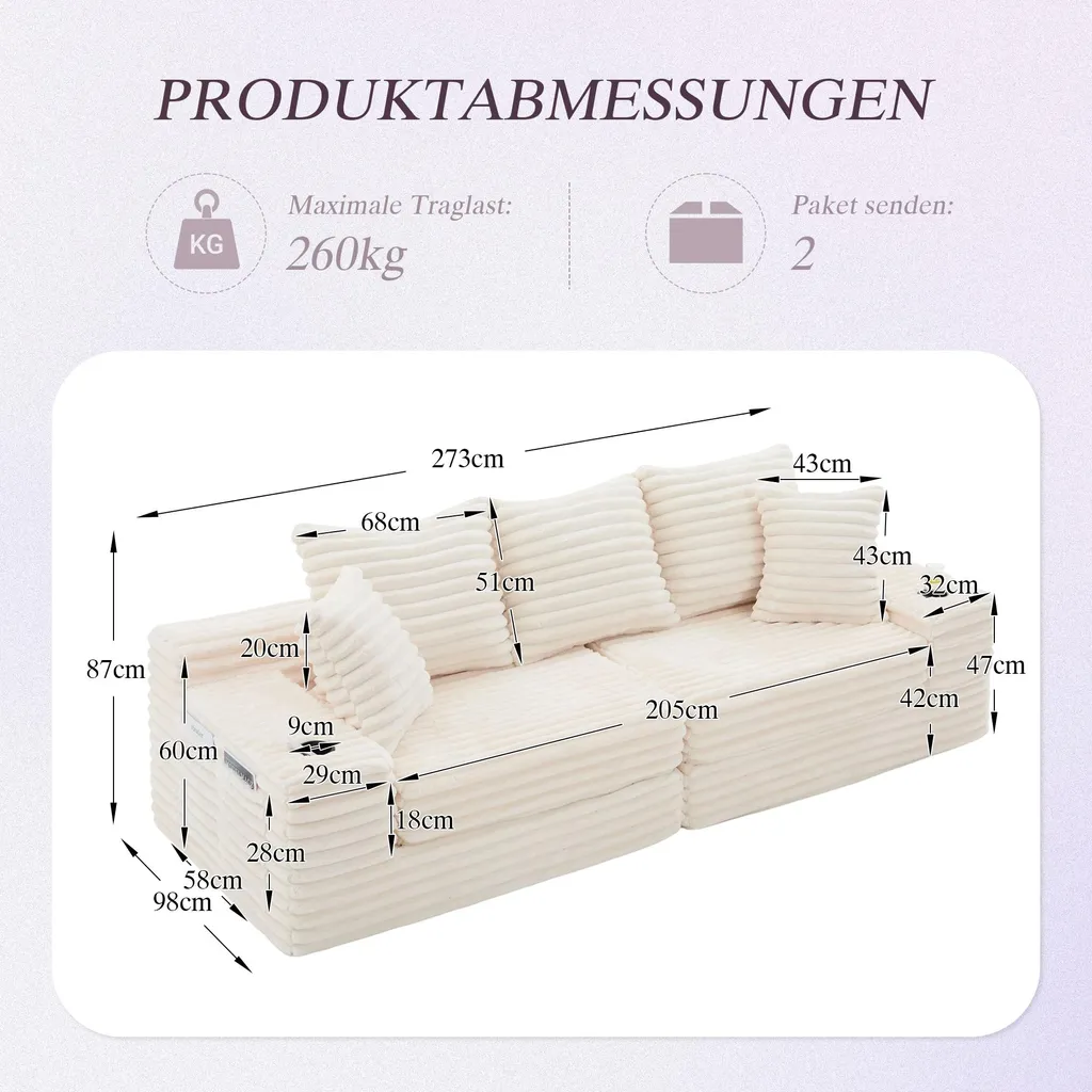 Canapé convertible beige avec rangement : fini le manque de place !