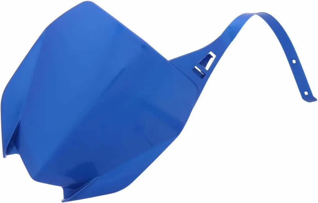 Porte-Numéro Bleu Yamaha YZ Anti-Casse - Remplacez votre Plaque Rayée