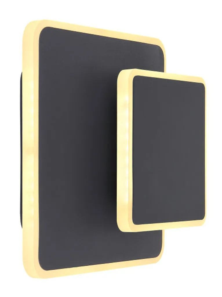 Applique LED Globo 78406S Many 12W 808lm 3000K noir pour intérieur moderne