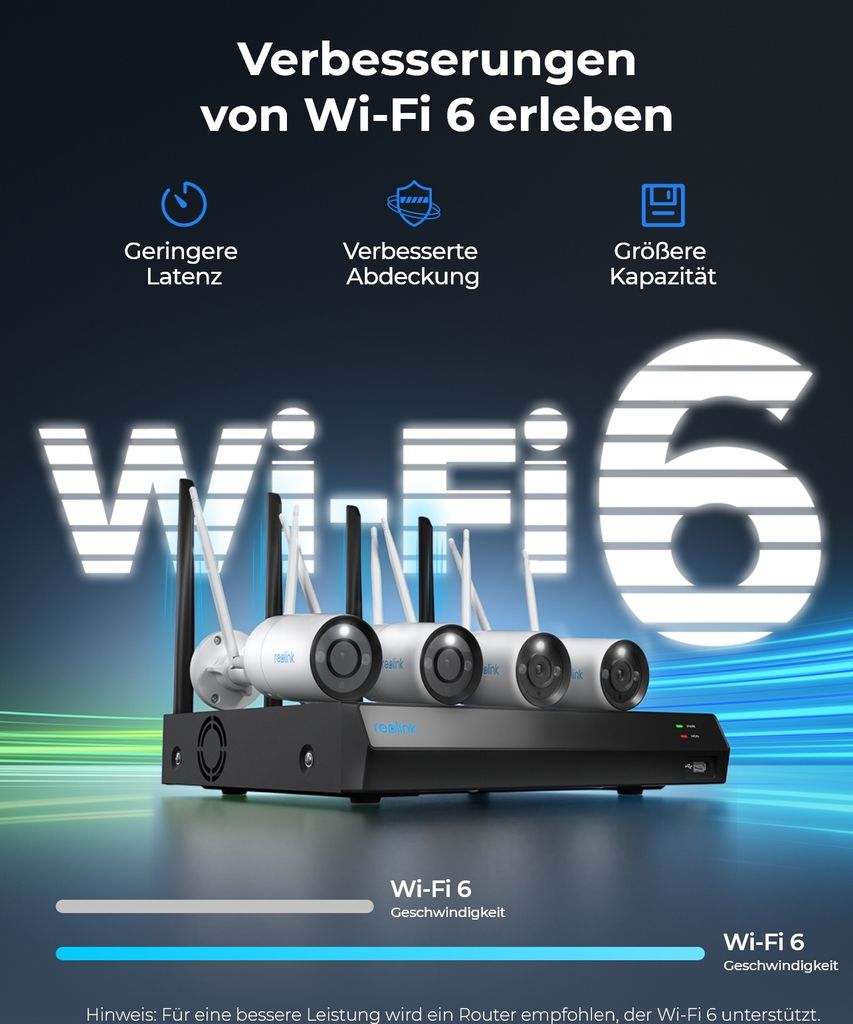 Reolink 4K Überwachungskamerasystem 8MP Ultra HD, 2,4/5 GHz Produktbild 2