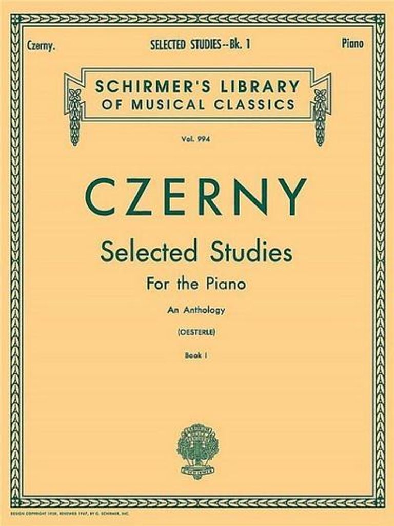 Selected Studies, Book 1: Upper Elementary and Lower Middle Grades: Schirmer Library of Classics Volume 994 Piano Technique