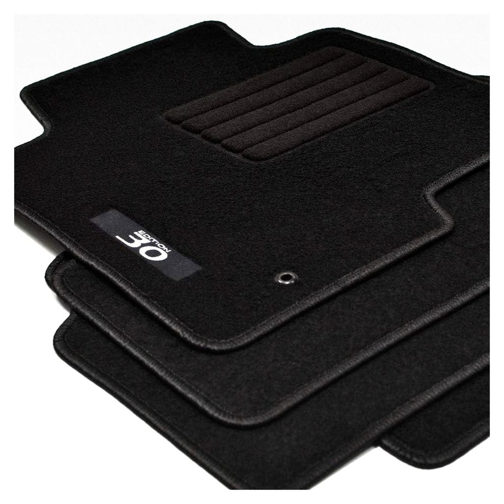 Velours Fußmatten mit Logo für Hyundai i30 Typ GD Schrägheck Coupe und CW Kombi ab Bj. 2012-2015 schwarz