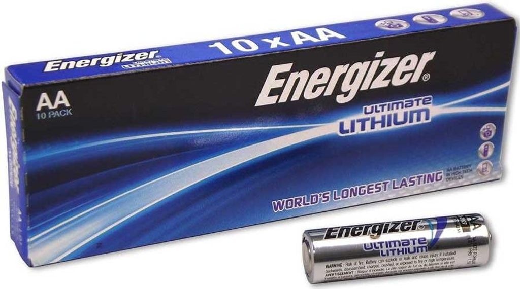 Li-Me Batterie, Energizer Ultimate Lithium, Mignon, AA, FR6, 1.5, /3Ah (VE10)