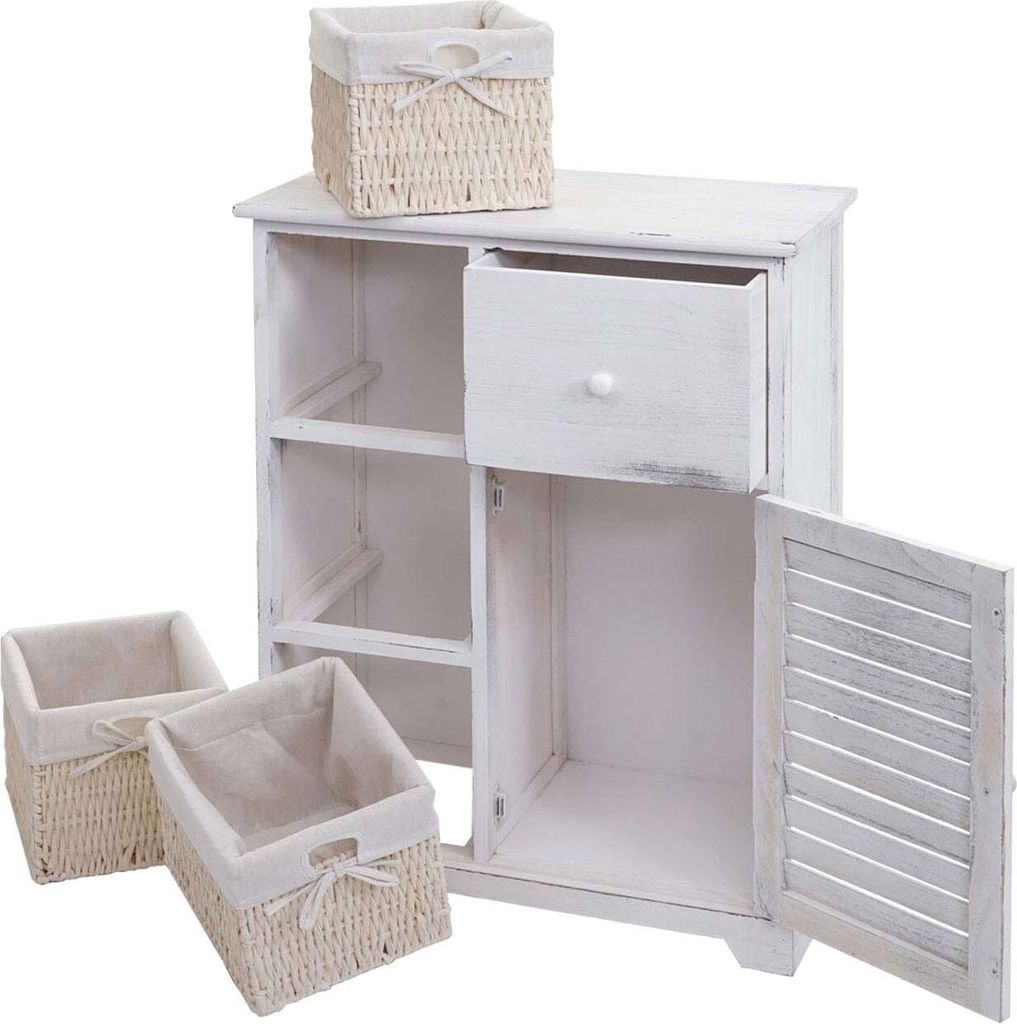 Kommode HWC-H21, Schrank Schubladenkommode, Massiv-Holz Produktbild 