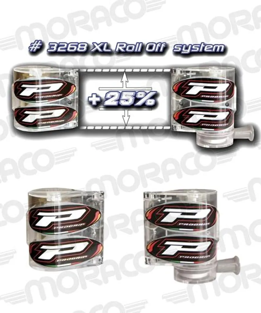 Kit de Film Roll Off 40mm XL pour Masques de Motocross ATZAKI NASWA