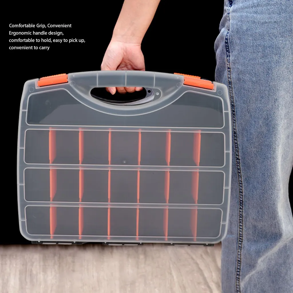 Dites stop au désordre avec cette boîte à outils PVC multi-compartiment - 17