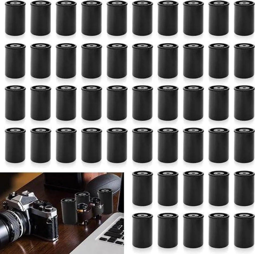 Barquette de laboratoire en plastique noir lot de 50 pour échantillons