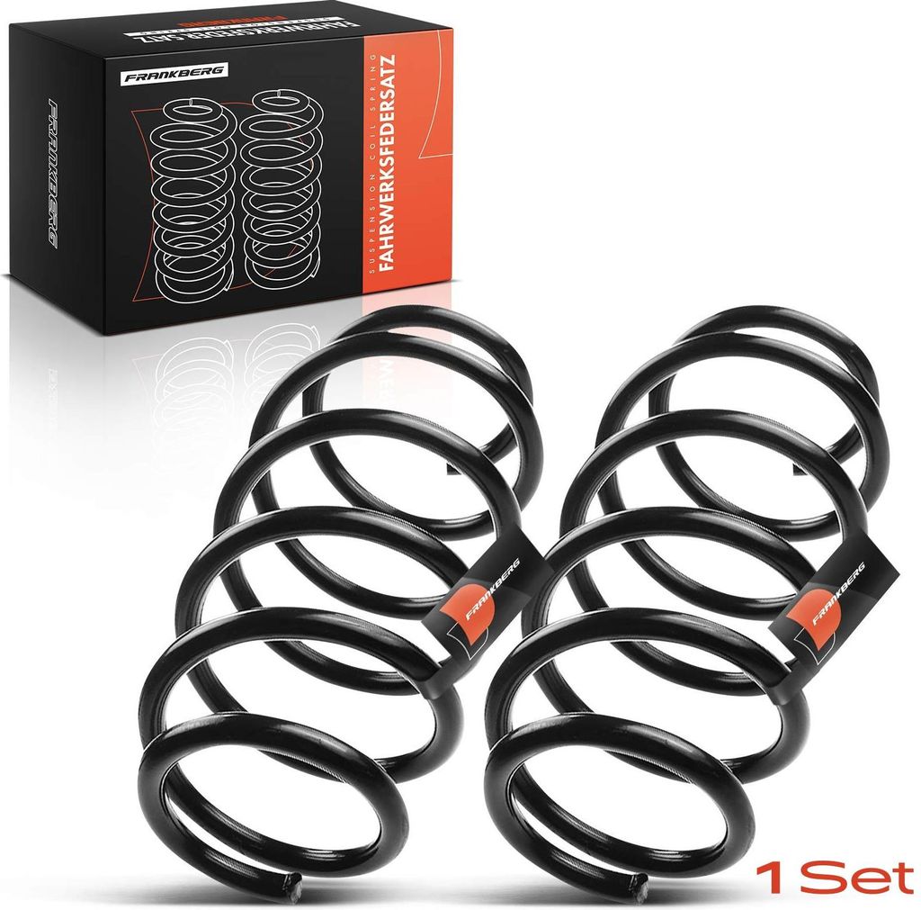 Frankberg 2x Fahrwerksfeder Hinterachse für Opel Astra H Twintop L67 1.6L 1.8L 1.9L 2.0L 2005-2010