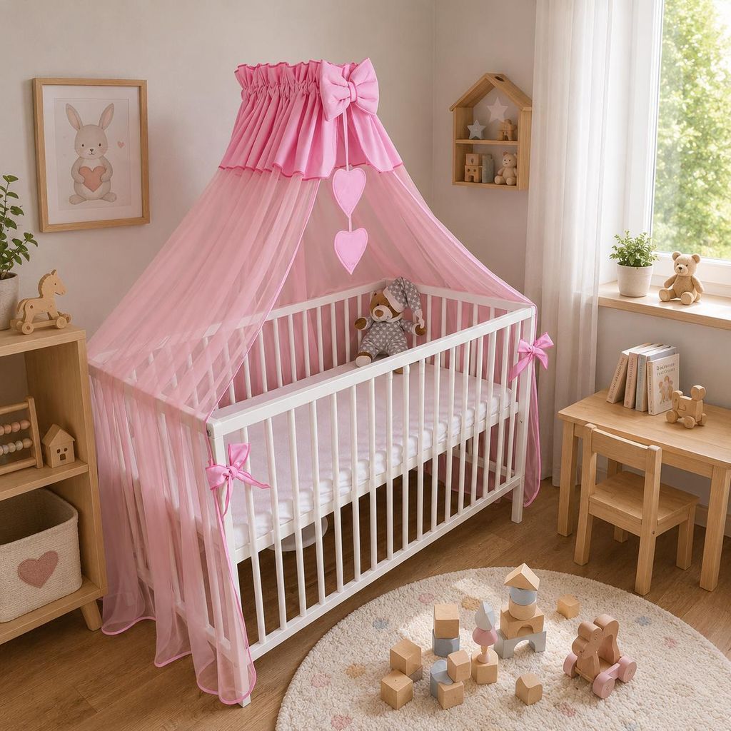 Babybett Betthimmel und Moskitonetz Traumnacht in Produktbild 