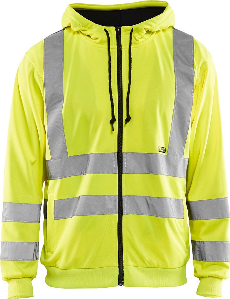 Blakläder High Vis Kapuzenshirt 3346 1974 in zwei Farben, Farbe:gelb, Größe:XL