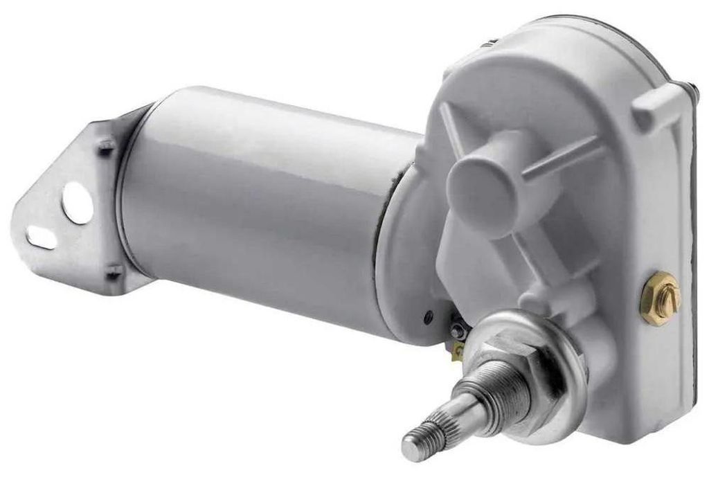 Motor de limpiaparabrisas antiguo, con eje largo, 12V Imagen del producto 