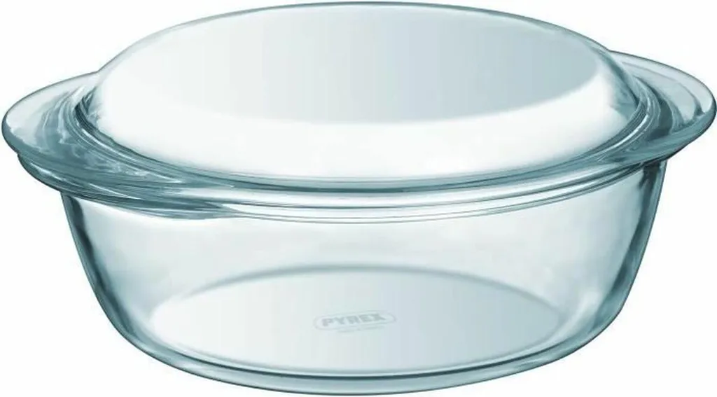 Pyrex Casseruola Rotonda 27cm 1.6L Vetro Borosilicato - Design Francese