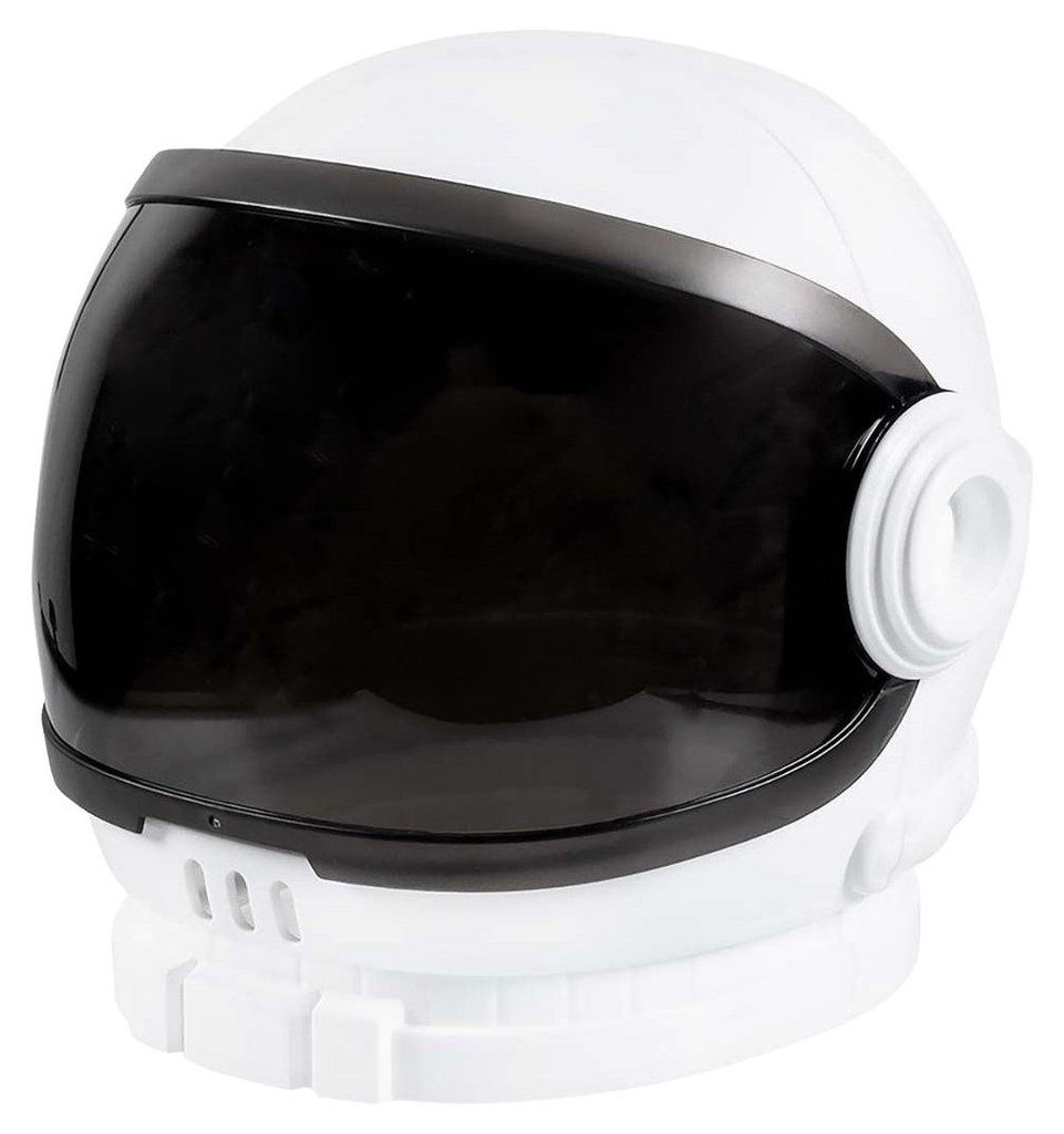 Casco da astronauta per adulti bianco-nero - Taglia unica Immagine del prodotto 
