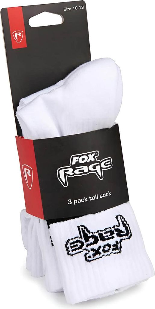 Fox Rage Tennissocken Herren Weiß 3er Pack 44-47