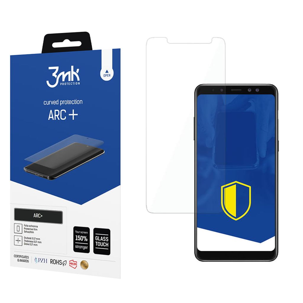 3mk Display Schutzfolie ARC+ für Samsung Galaxy A8 2018 0,17mm Self-Heal