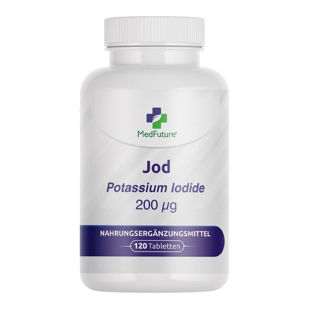 Jod Tabletten 200 µg - 120 Tabletten - Jod trägt zur Produktbild 