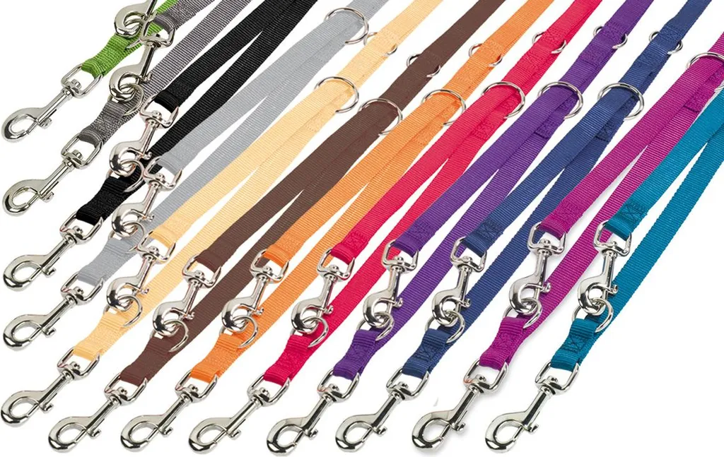Nobby guinzaglio "Classic" L: 200 cm, B: 15 mm rosso