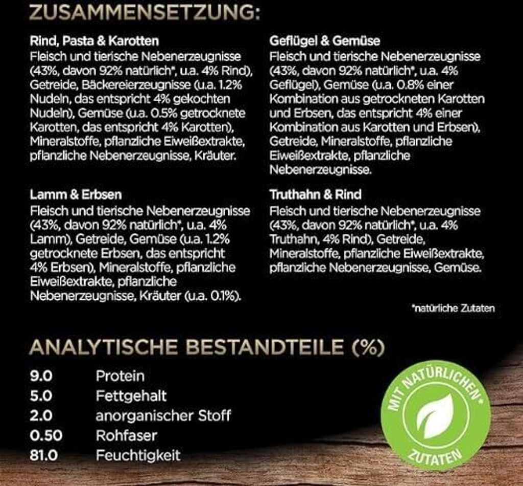 Cesar Landküche Hundefutter Nassfutter Mulitpack 8x150g Produktbild 4