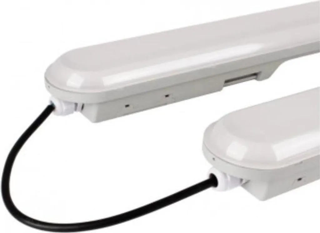 Luminaire LED étanche 40W interconnectable avec kit de secours 120cm