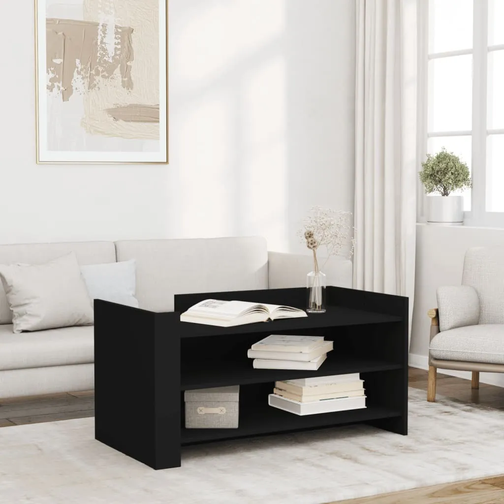 Maison Exclusive Tavolino Soggiorno Nero 100x50x50 | Robusto Legno
