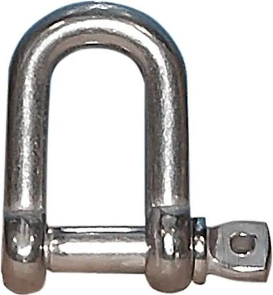 Oem Marine Edelstahl D-schäkel Silber 5 mm Silber 5 mm