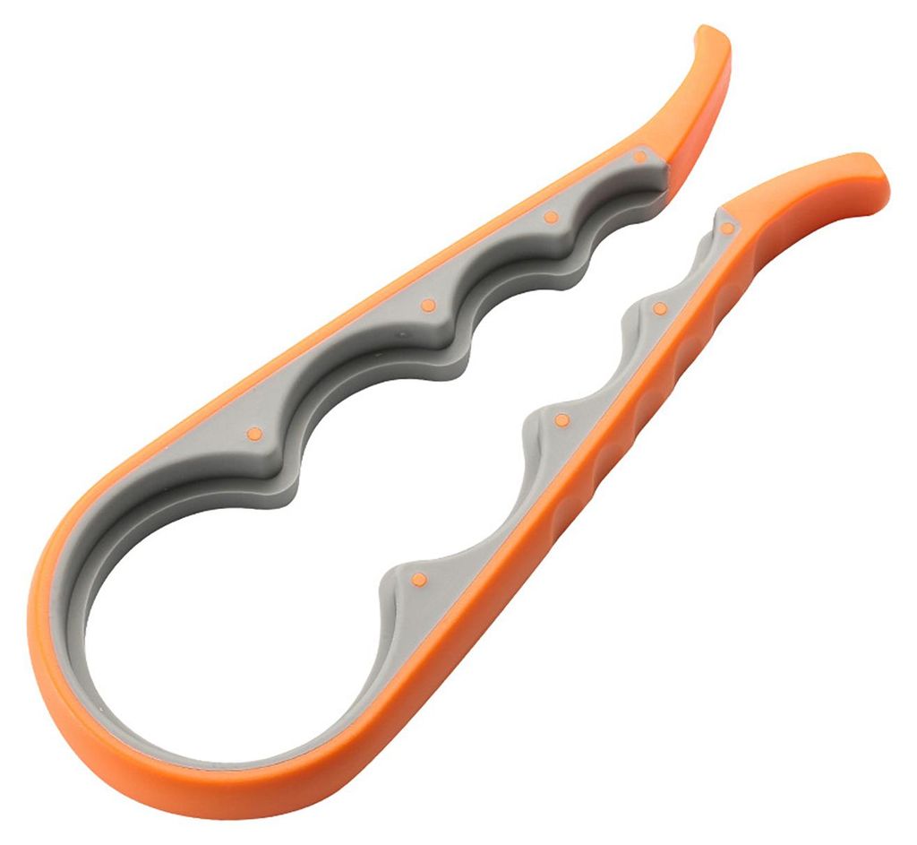 4-in-1-Glasöffner mit rutschfestem Silikongriff, multifunktionaler Flaschen- und Dosendeckelentferner für die Küche, ergonomisch, rostfrei, unve...