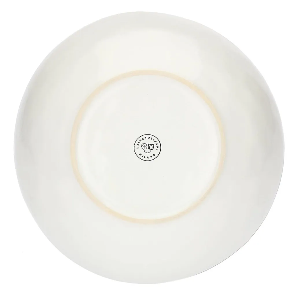 Set 4 Piatti Fondi 21 cm Rose&Tulipani Concerto - Gres Stoneware - 4