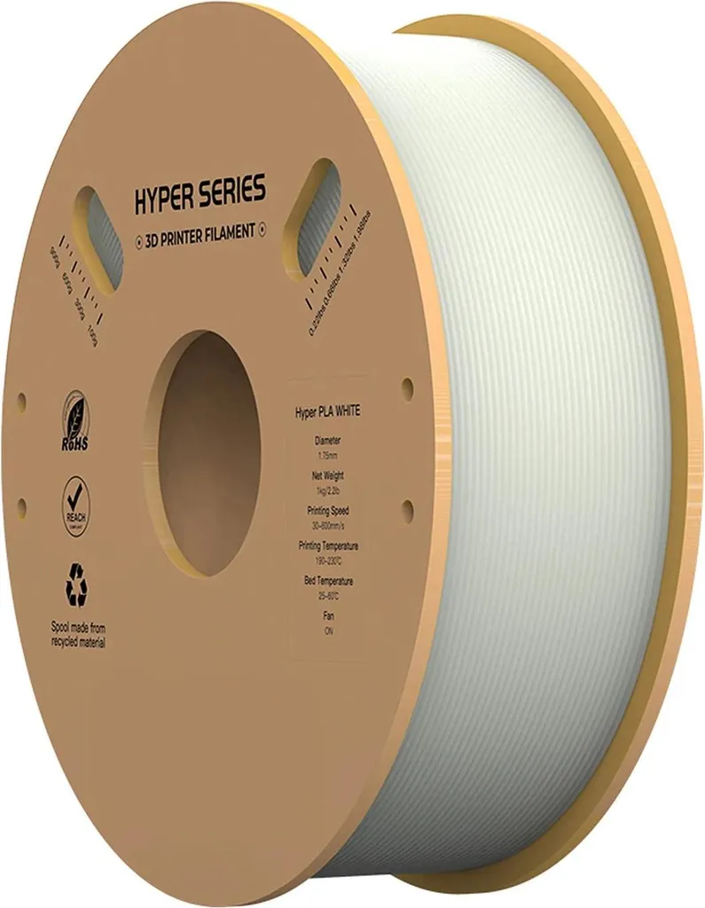 Filamento 3D 1.75mm Bianco | Risoluzione Intasamenti e Alta Fluidità
