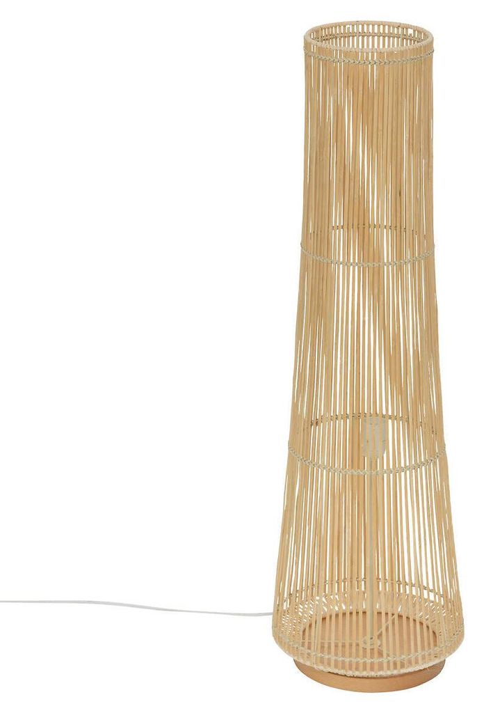 Lampa rattanowa stojąca MAHE, 100 cm Zdjęcie produktu 