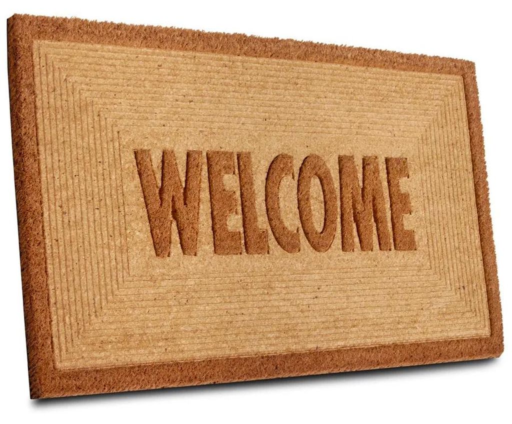Hanse Home: Alfombrilla de coco de 45x75 cm para la entrada Imagen del producto 