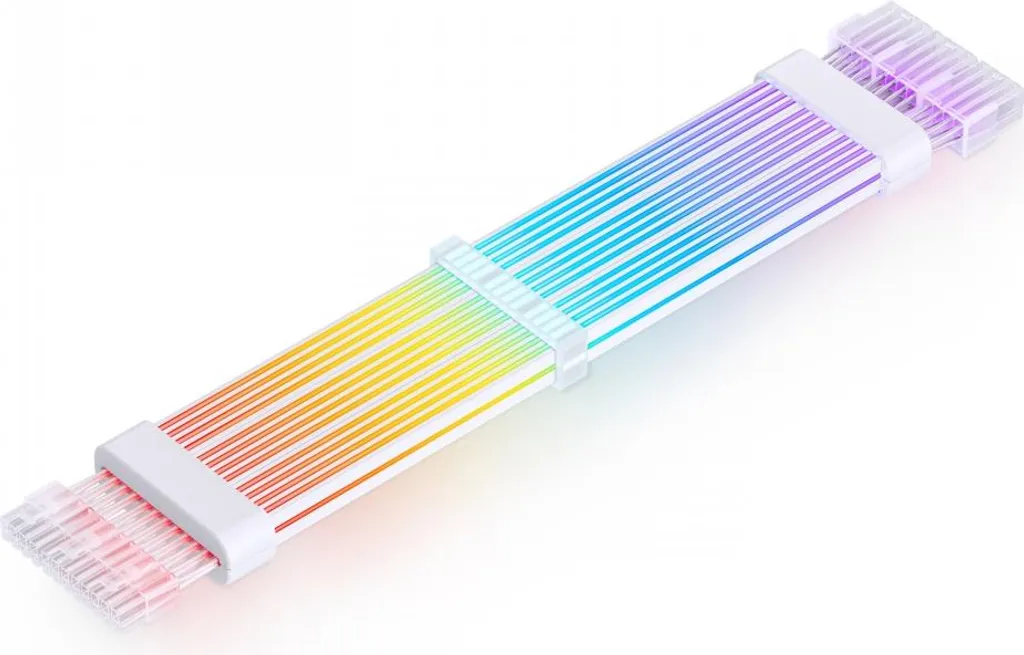 Jonsbo Cavo Alimentazione GPU ARGB 3x 8-Pin - Rame 16AWG Bianco