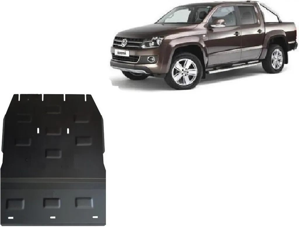 Sabot de protection boîte et différentiel Amarok V6 en acier renforcé