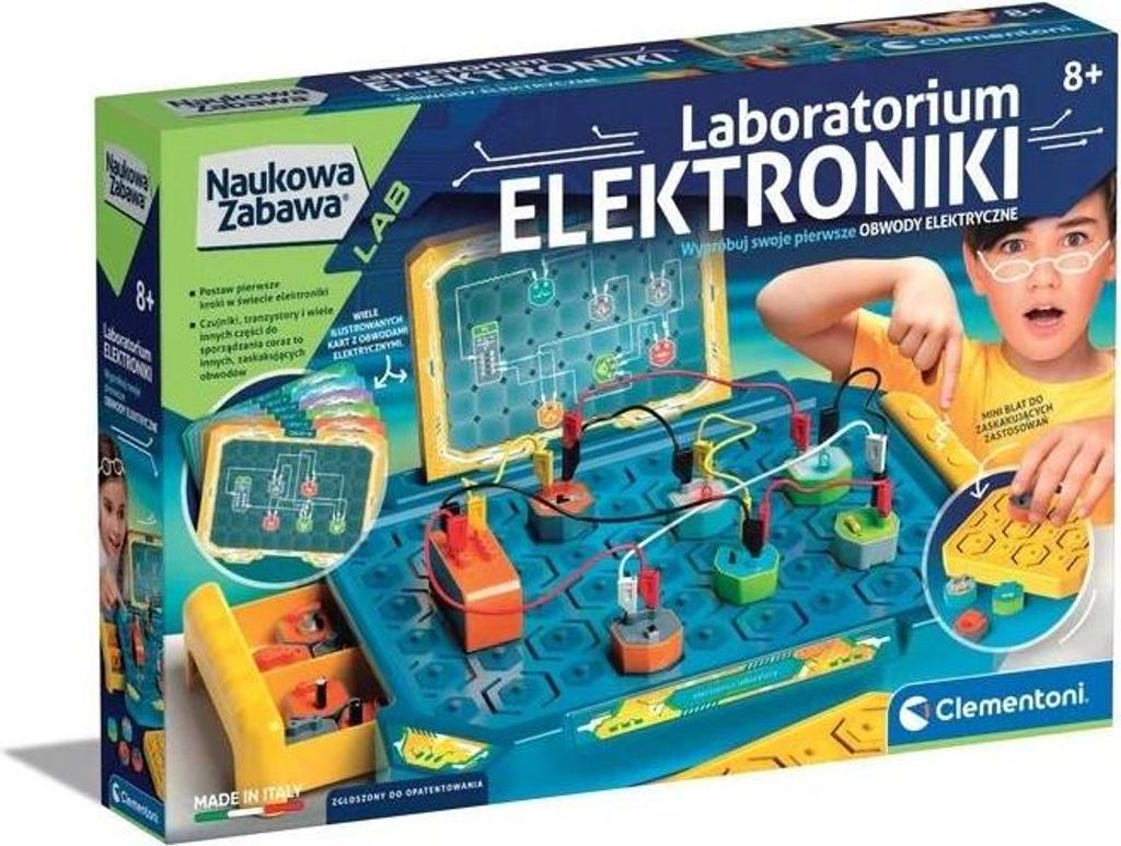 Clementoni Scientific Fun Electronics Lab 8+ Obrázok produktu 