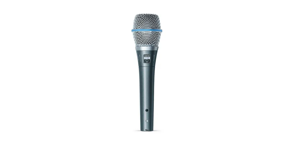 Microphone Shure BETA 87A vocal supercardioïde filaire noir pour chant