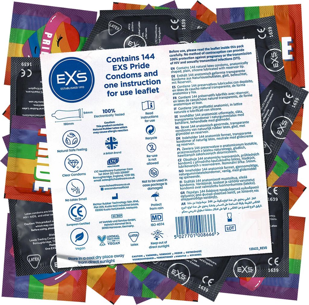 EXS Bulk-Pack: Pride, 144 Kondome Produktbild 