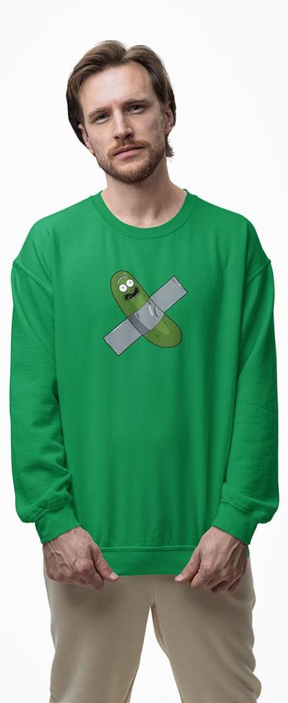 D&B Design Uni Pullover SWMO00053 Rick And Morty Grün-Größe 3XL