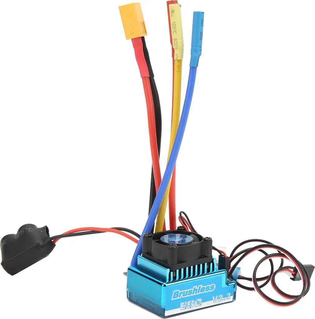 ESC 120A Brushless Anti-Surchauffe et Étanche pour RC 1/10 Tout-Terrain